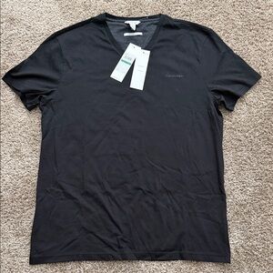 Calvin Klein Pima Cotton V-Neck T-Shirt | Black | New With Tags | Men’s